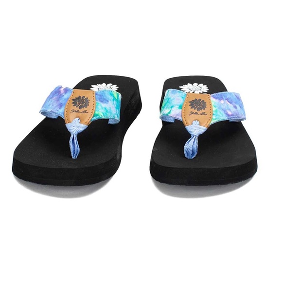 Yellow box flip flop Falit color blue - Picture 4 of 5